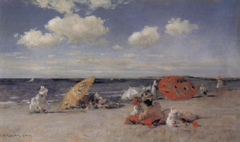 William Merritt Chase Seashore Spain oil painting art